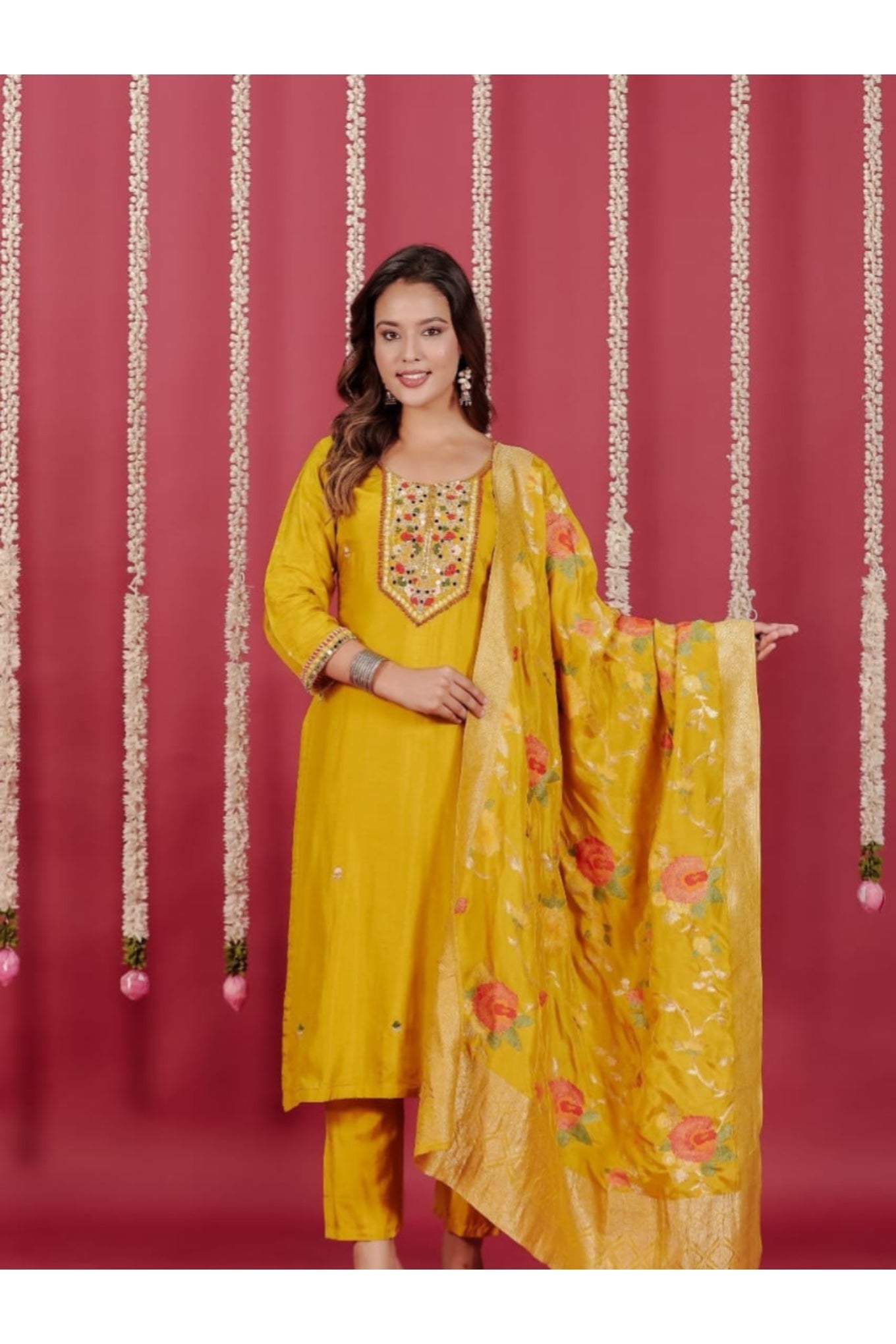 Mustard Yellow Suit Set